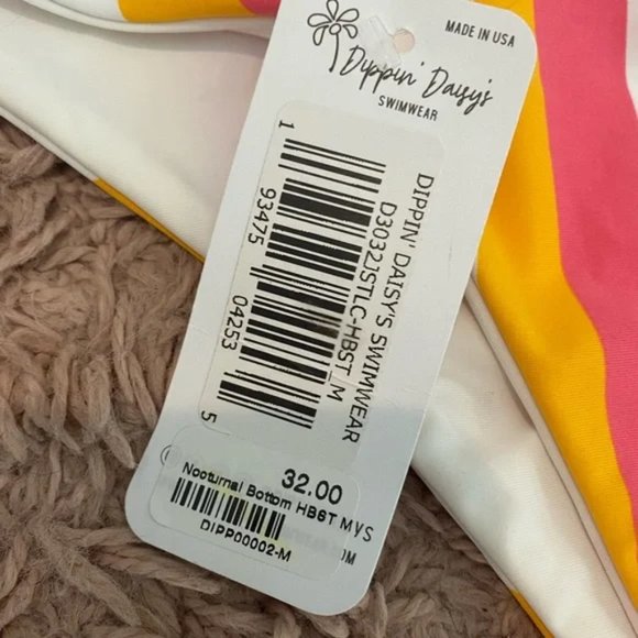 Dippin' Daisy's Pink and Yellow Striped Bikini - Picture 5 of 5